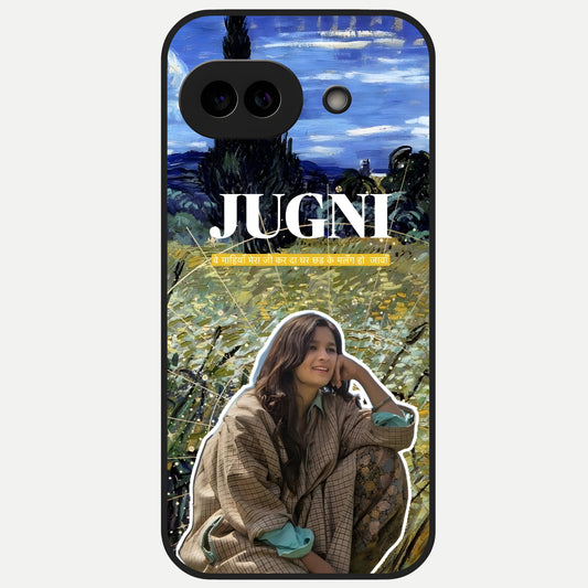  Jugni Soul Vibes Glass Case for Google Pixel 10A back cover – full design glossy printed glass finish