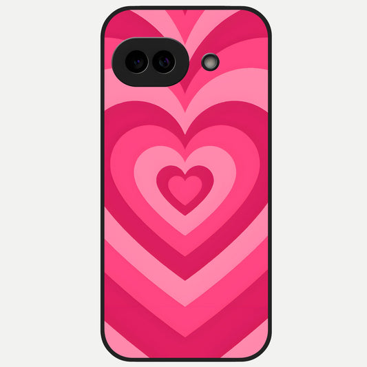  Layered Love Hearts Glass Case for Google Pixel 10A back cover – full design glossy printed glass finish