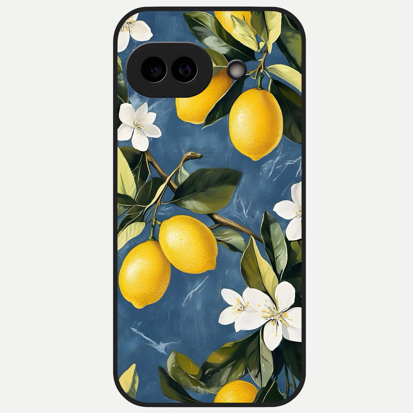  Lemon Dream Garden Glass Case for Google Pixel 10A back cover – full design glossy printed glass finish