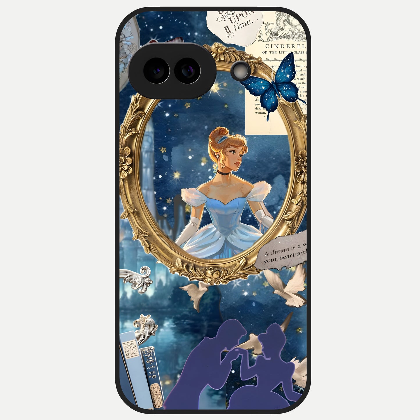  Midnight Queen Glass Case for Google Pixel 10A back cover – full design glossy printed glass finish