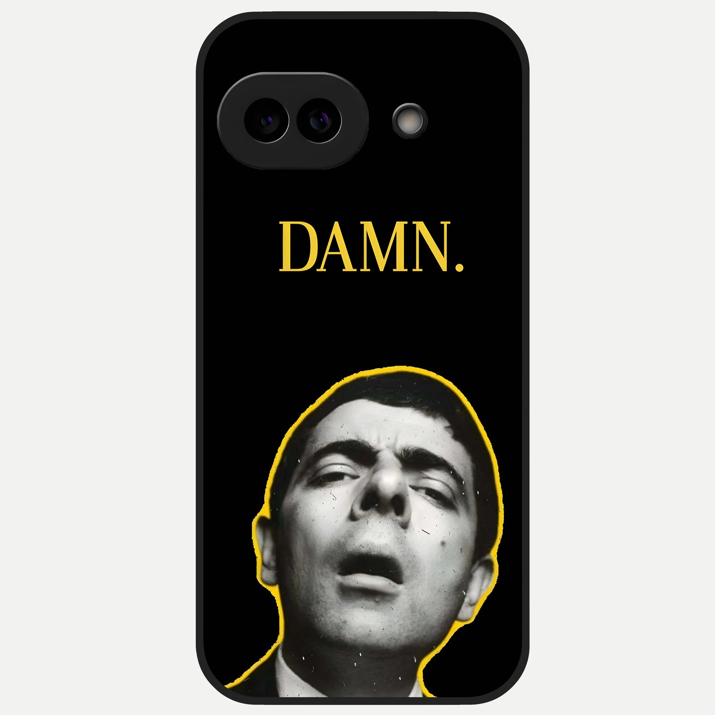  Mr Bean Damn Glass Case for Google Pixel 10A back cover – full design glossy printed glass finish
