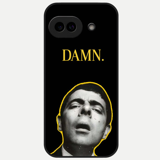  Mr Bean Damn Glass Case for Google Pixel 10A back cover – full design glossy printed glass finish