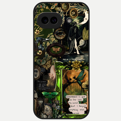  Mystic Woods Secret Glass Case for Google Pixel 10A back cover – full design glossy printed glass finish