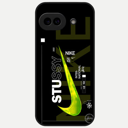  Neon Street Edition Glass Case for Google Pixel 10A back cover – full design glossy printed glass finish