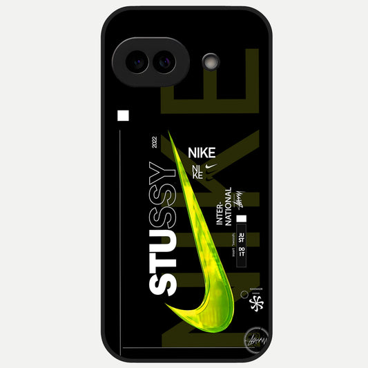  Neon Street Edition Glass Case for Google Pixel 10A back cover – full design glossy printed glass finish