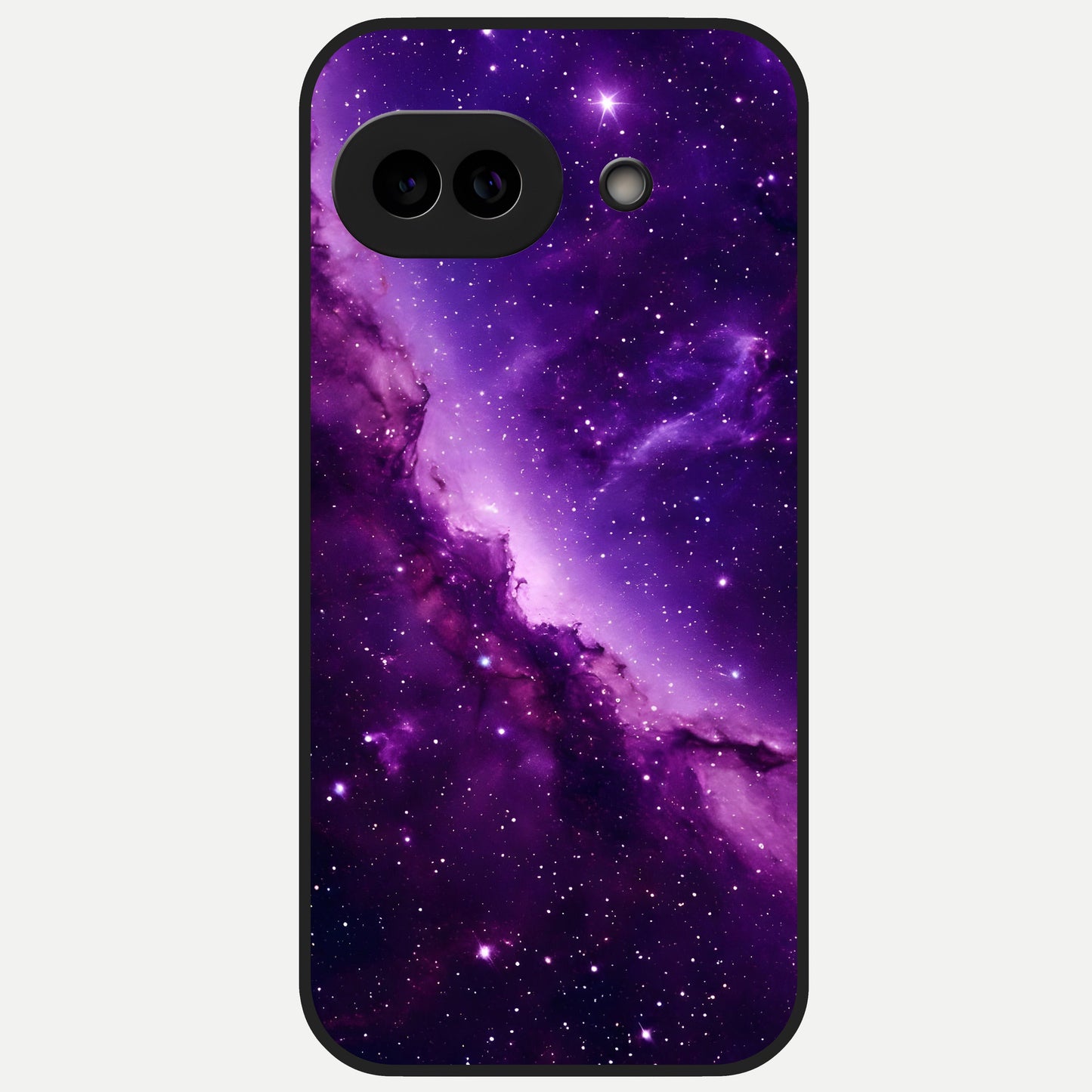  Purple Shade Sky Glass Case for Google Pixel 10A back cover – full design glossy printed glass finish