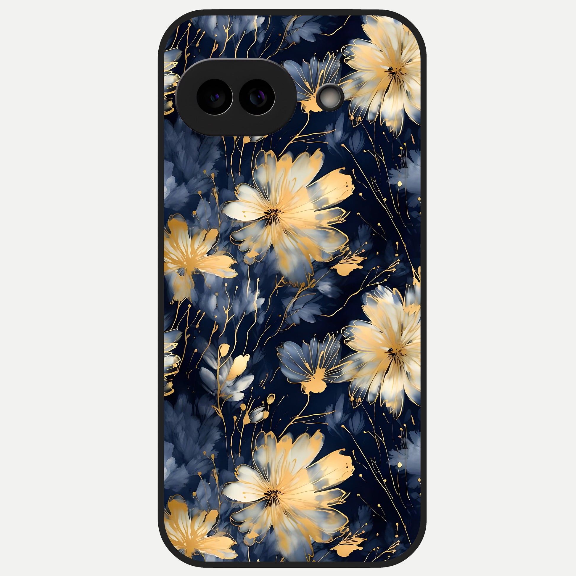  Royal Petal Dream Glass Case for Google Pixel 10A back cover – full design glossy printed glass finish