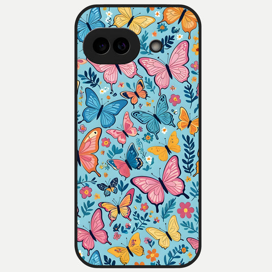  Spring Wing Garden Glass Case for Google Pixel 10A back cover – full design glossy printed glass finish