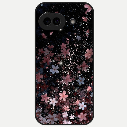  Starlit Flower Dreams Glass Case for Google Pixel 10A back cover – full design glossy printed glass finish