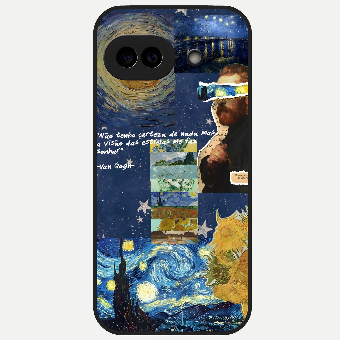  Starry Dream Vision Glass Case for Google Pixel 10A back cover – full design glossy printed glass finish