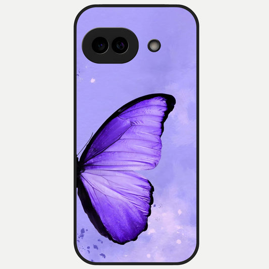  Violet Dream Wing Glass Case for Google Pixel 10A back cover – full design glossy printed glass finish