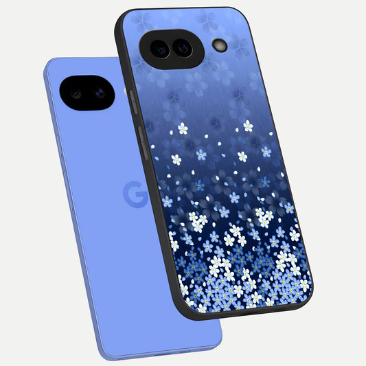  Blue Starry phone case for Google Pixel 10A showing premium glass back cover with detailed artwork