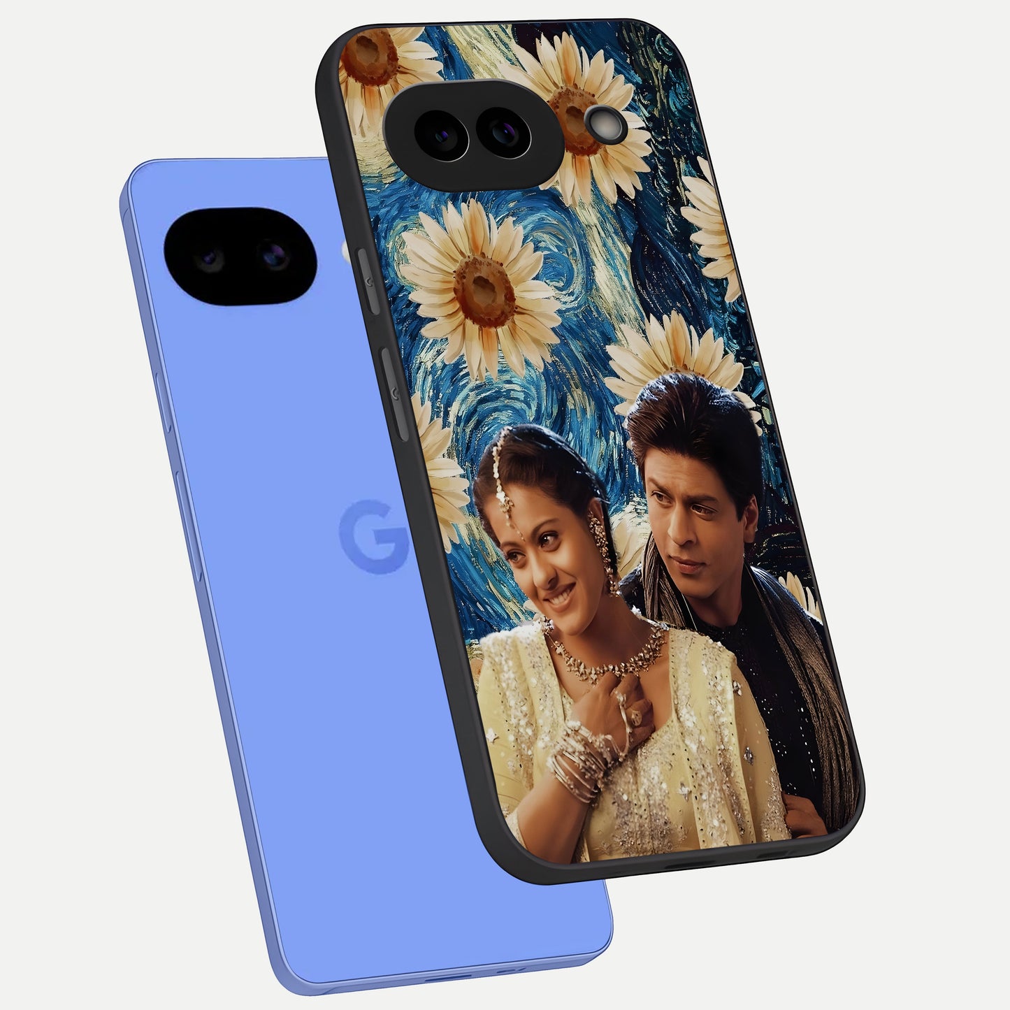  Eternal Love Story phone case for Google Pixel 10A showing premium glass back cover with detailed artwork