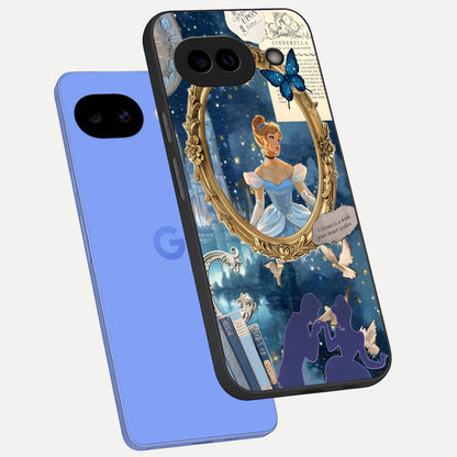 Midnight Queen phone case for Google Pixel 10A showing premium glass back cover with detailed artwork