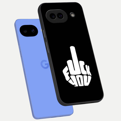  Rebel Mode On phone case for Google Pixel 10A showing premium glass back cover with detailed artwork