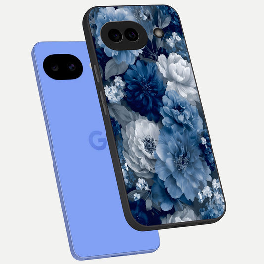  Royal Bloom Garden phone case for Google Pixel 10A showing premium glass back cover with detailed artwork