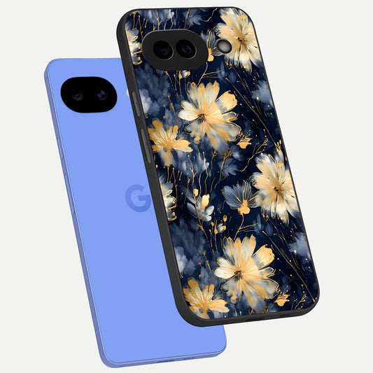  Royal Petal Dream phone case for Google Pixel 10A showing premium glass back cover with detailed artwork