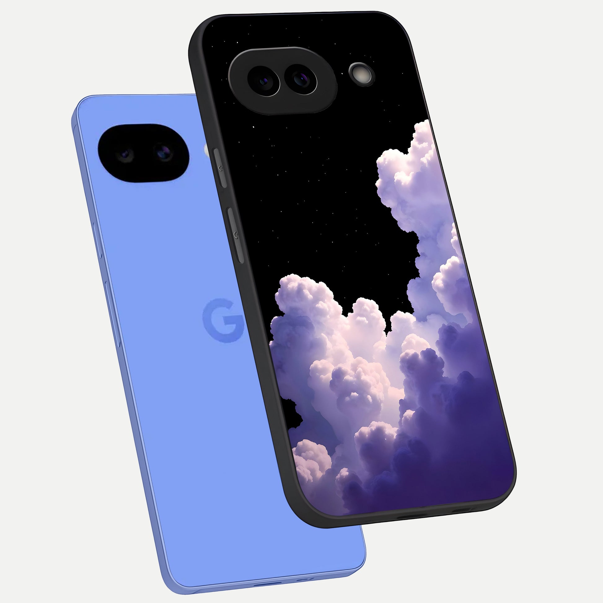  Starlit Night Whispers phone case for Google Pixel 10A showing premium glass back cover with detailed artwork