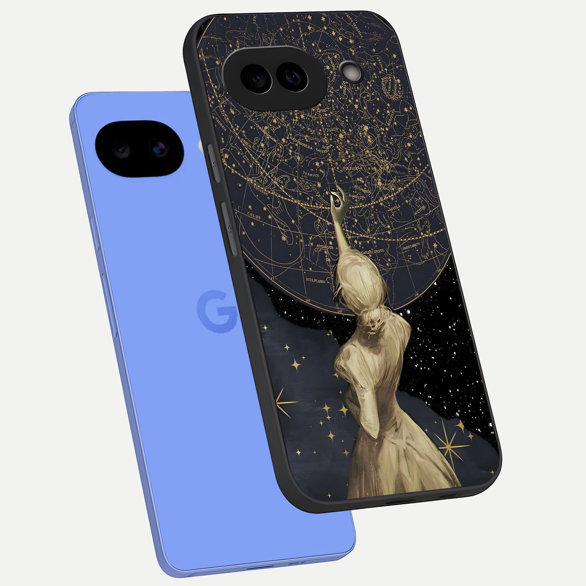  Taylor Swift Girl phone case for Google Pixel 10A showing premium glass back cover with detailed artwork