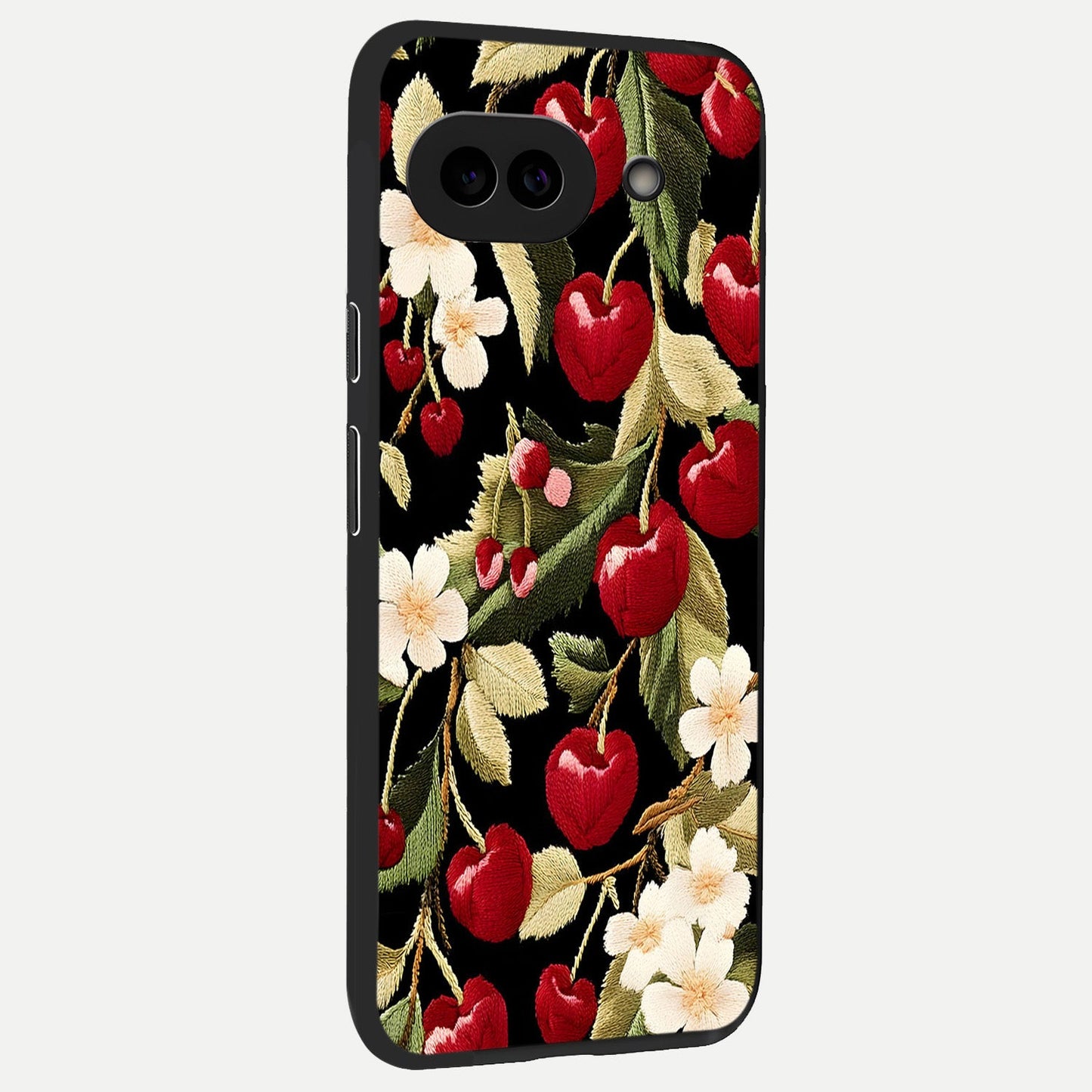 Bloom Thread Art back cover for Google Pixel 10A slim fit glass case with vibrant aesthetic design