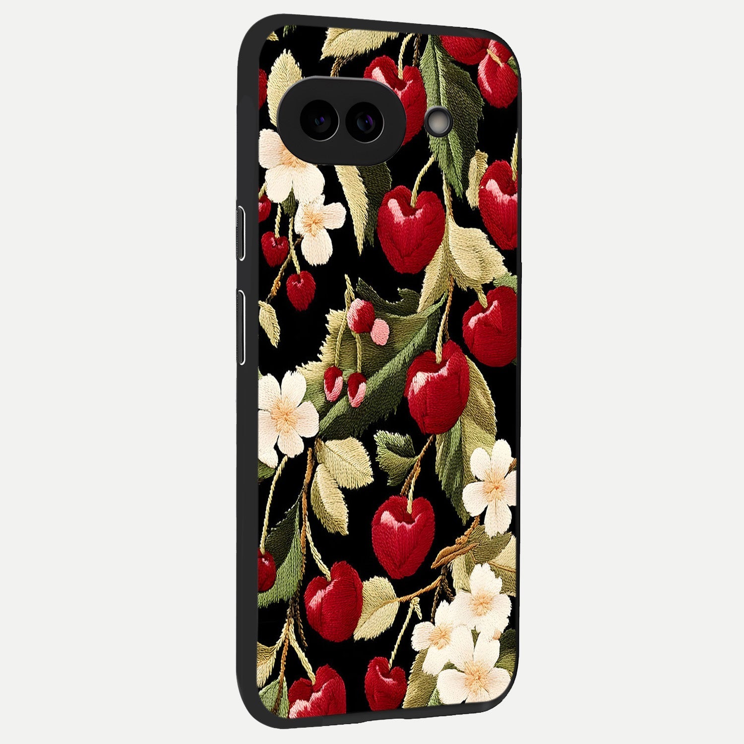  Bloom Thread Art back cover for Google Pixel 10A slim fit glass case with vibrant aesthetic design