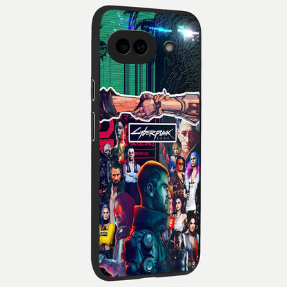  CYBERPUNK Legacy back cover for Google Pixel 10A slim fit glass case with vibrant aesthetic design