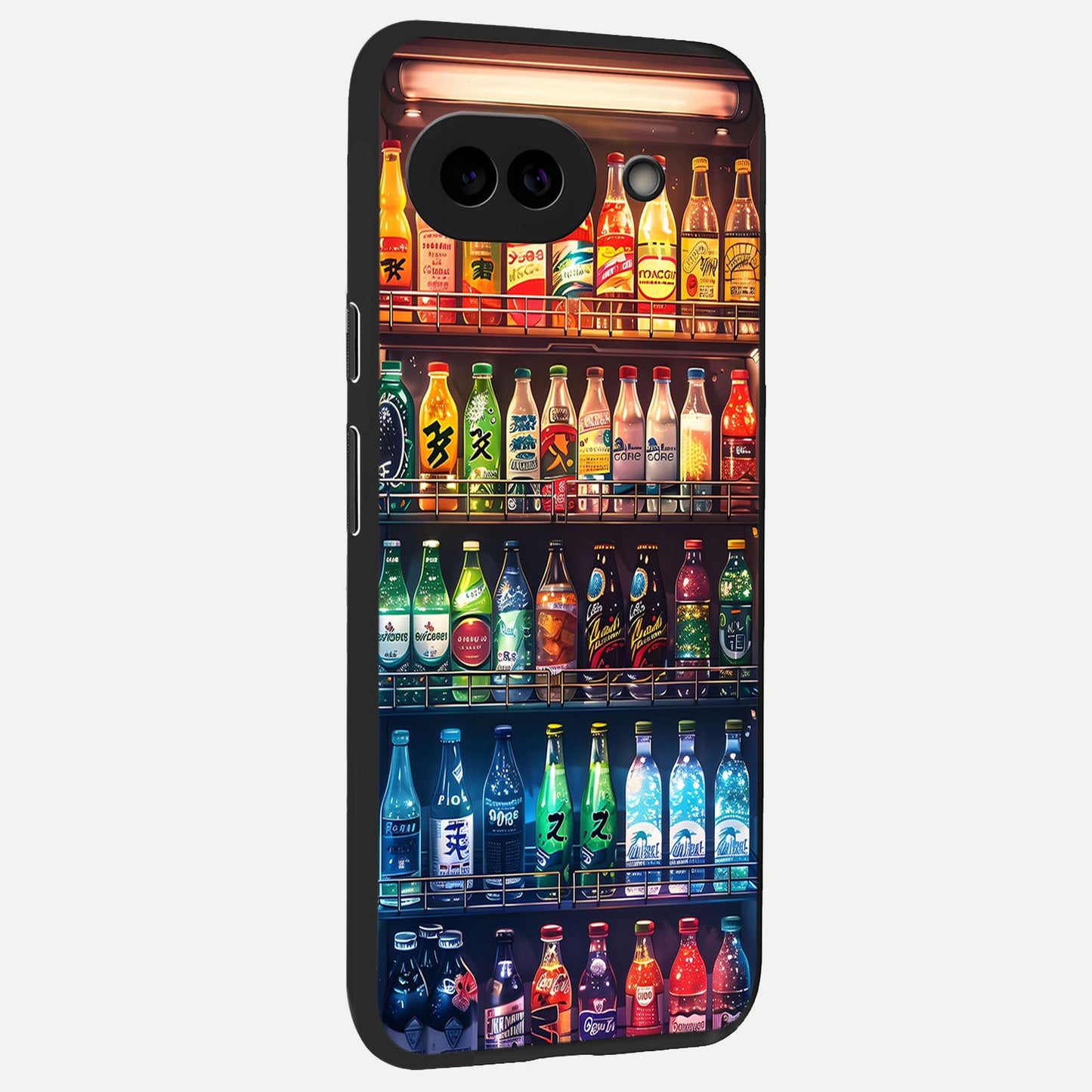  Colorful Soda Bottles back cover for Google Pixel 10A slim fit glass case with vibrant aesthetic design