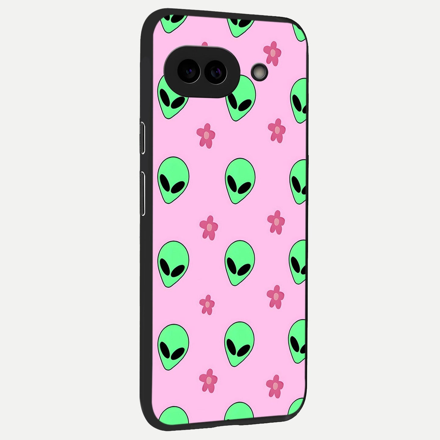  Cosmic Cute Crush back cover for Google Pixel 10A slim fit glass case with vibrant aesthetic design