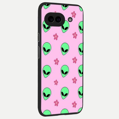  Cosmic Cute Crush back cover for Google Pixel 10A slim fit glass case with vibrant aesthetic design