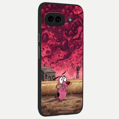  Courage Under Sky back cover for Google Pixel 10A slim fit glass case with vibrant aesthetic design