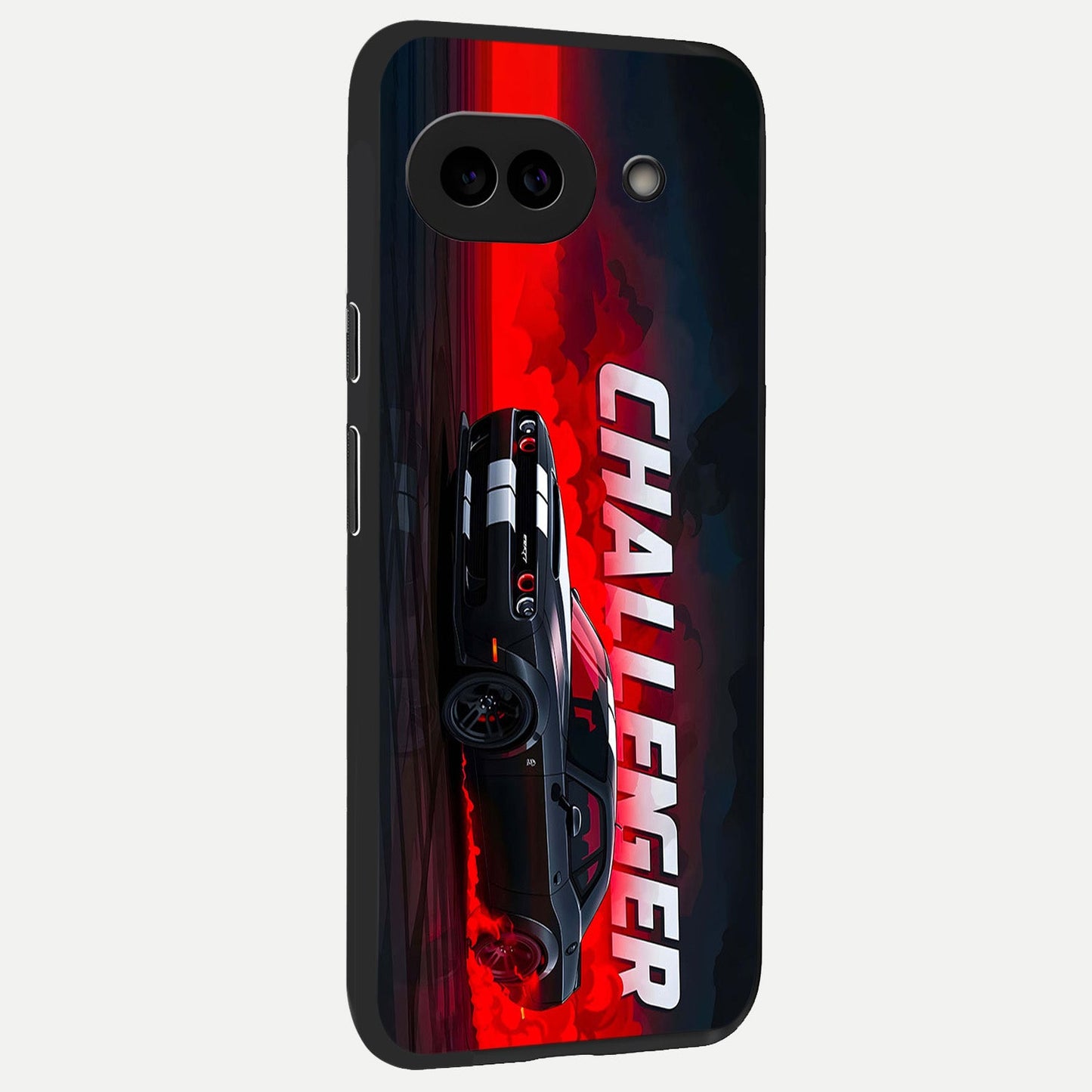  Crimson Challenger Fury back cover for Google Pixel 10A slim fit glass case with vibrant aesthetic design