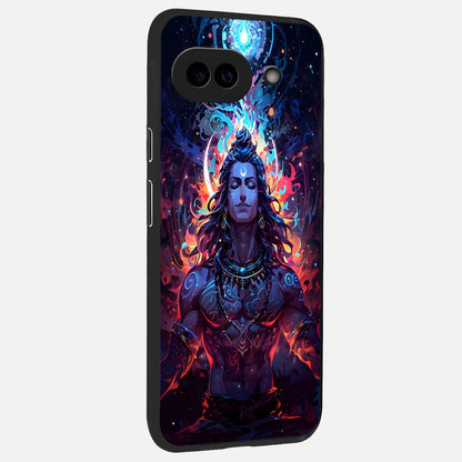  Divine Fire Shiv back cover for Google Pixel 10A slim fit glass case with vibrant aesthetic design