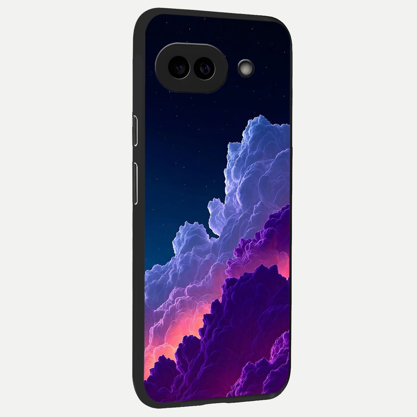  Dreamy Cloud Skies back cover for Google Pixel 10A slim fit glass case with vibrant aesthetic design