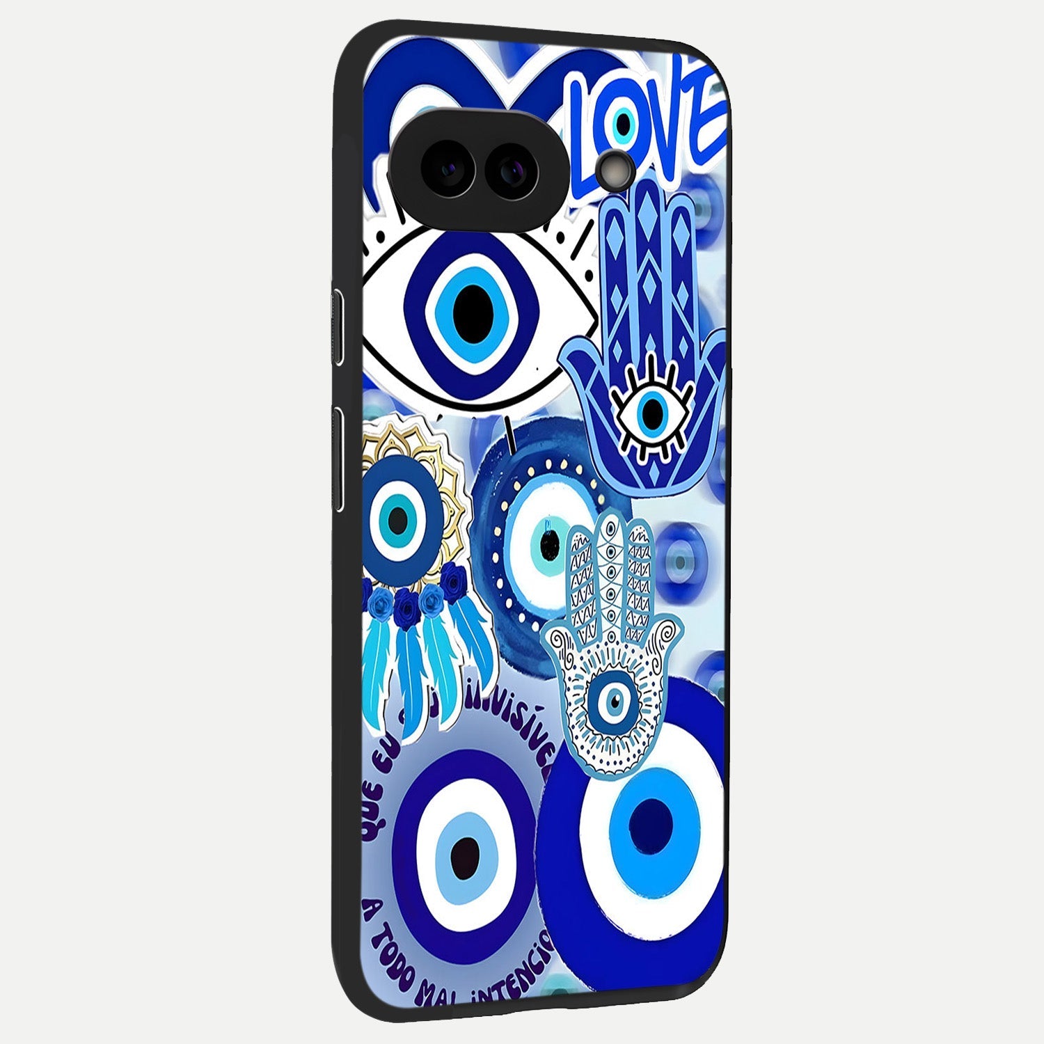  Evil Eyes Dream back cover for Google Pixel 10A slim fit glass case with vibrant aesthetic design