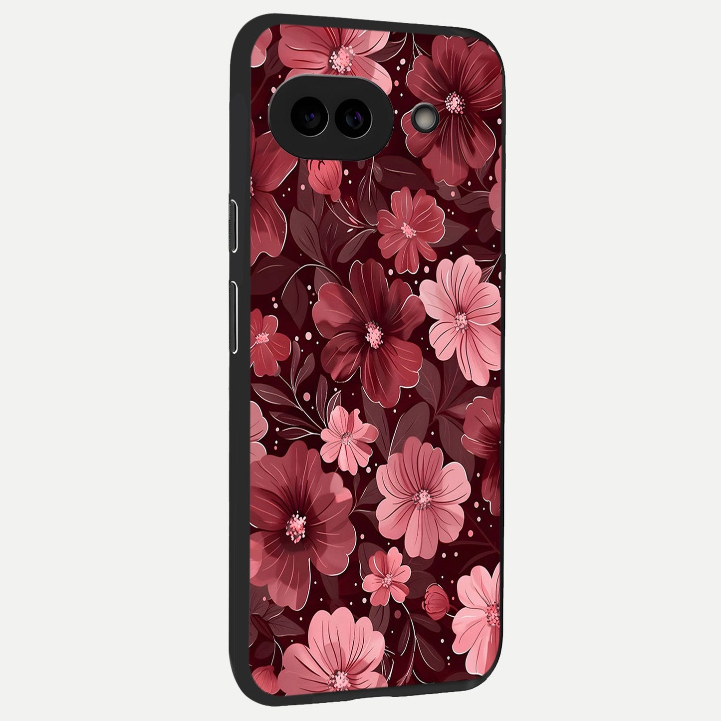  Flower Blush Bloom back cover for Google Pixel 10A slim fit glass case with vibrant aesthetic design