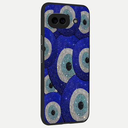  Galaxy Eye Flow back cover for Google Pixel 10A slim fit glass case with vibrant aesthetic design