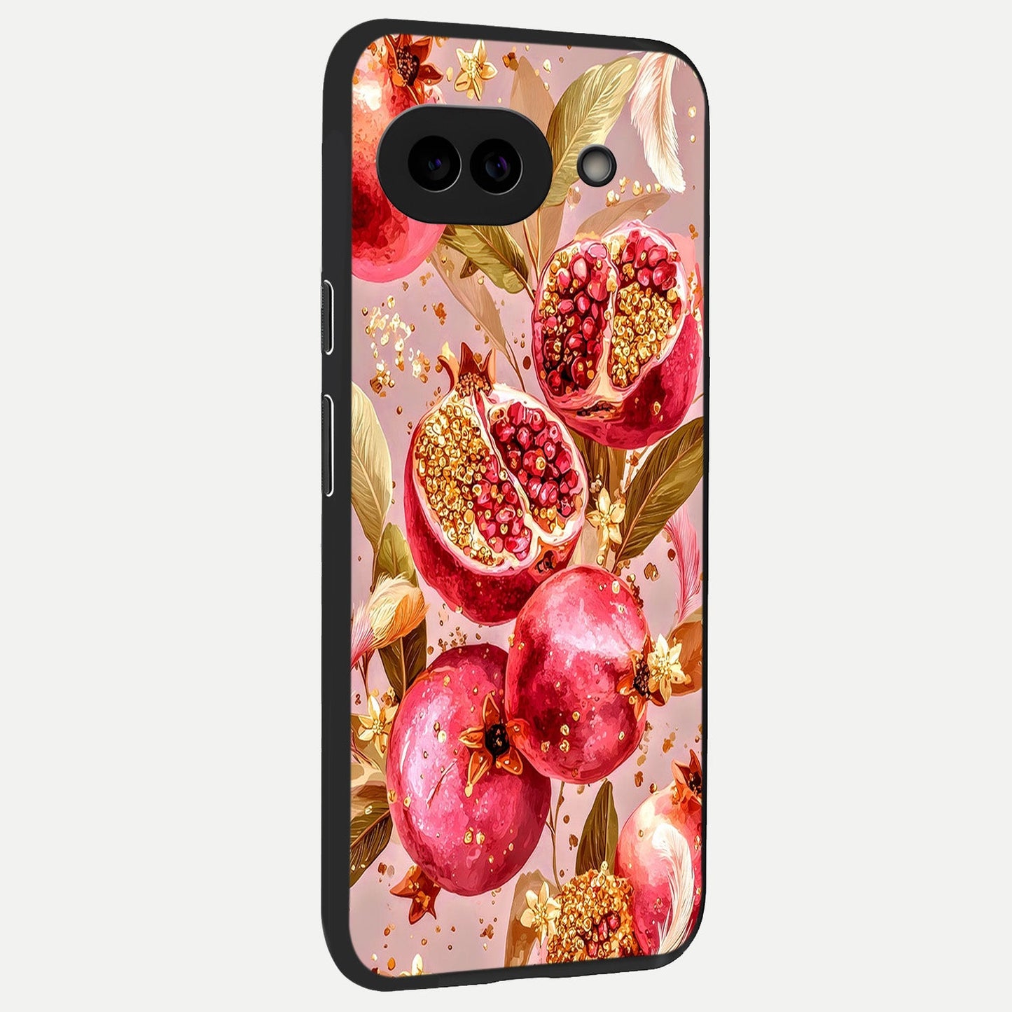  Golden Bloom Glow back cover for Google Pixel 10A slim fit glass case with vibrant aesthetic design