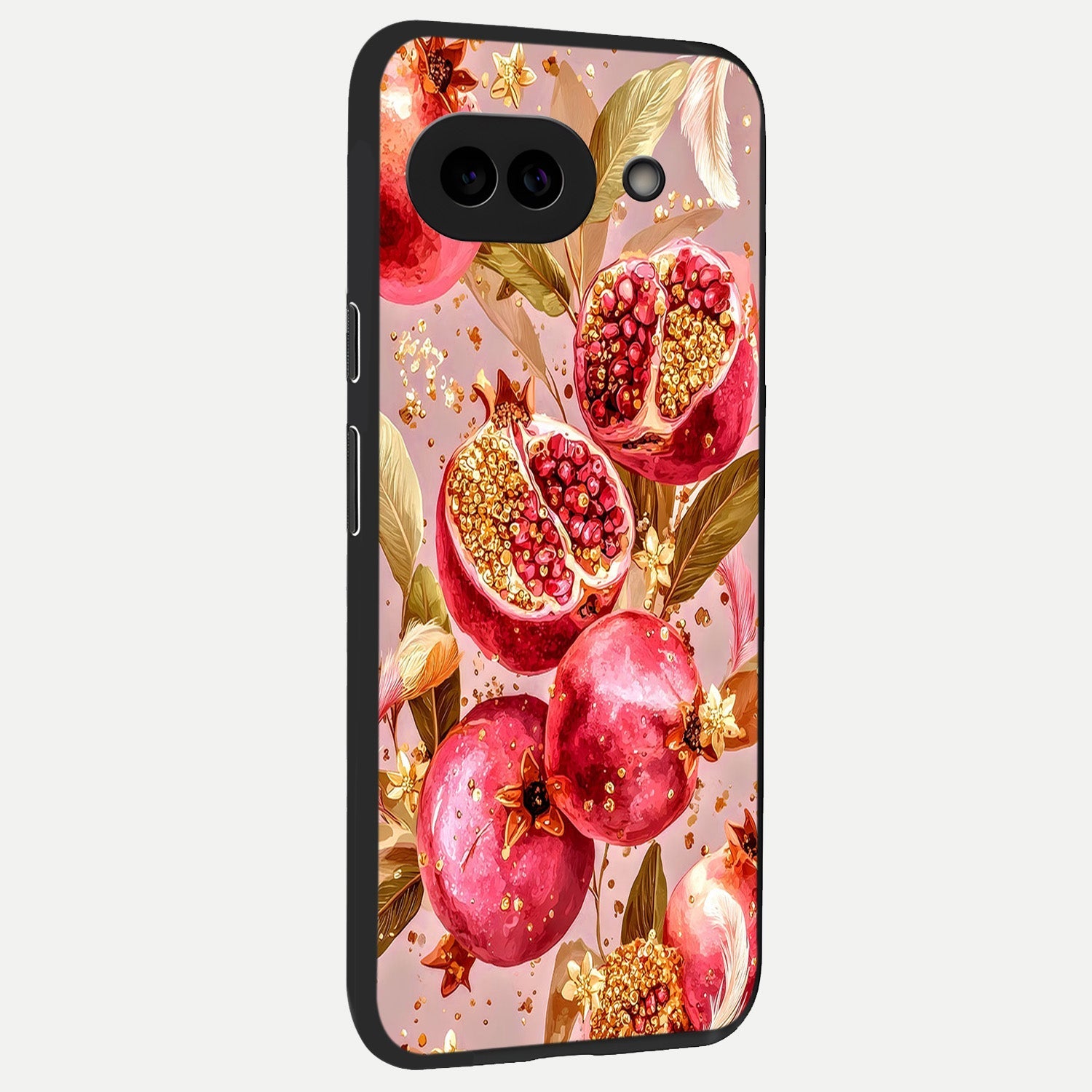  Golden Bloom Glow back cover for Google Pixel 10A slim fit glass case with vibrant aesthetic design