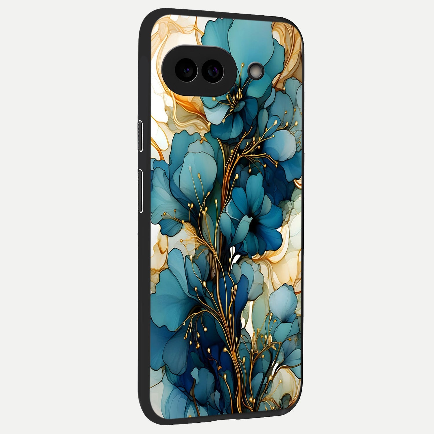  Golden Bloom Symphony back cover for Google Pixel 10A slim fit glass case with vibrant aesthetic design