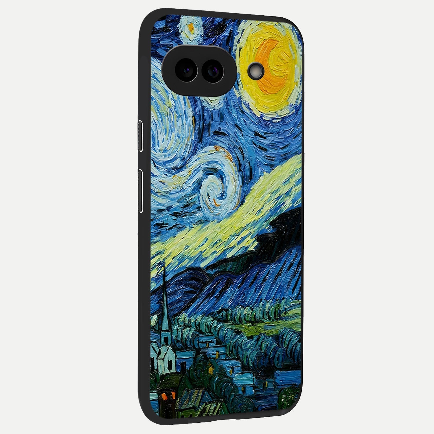  Inspired Van Gogh Art back cover for Google Pixel 10A slim fit glass case with vibrant aesthetic design
