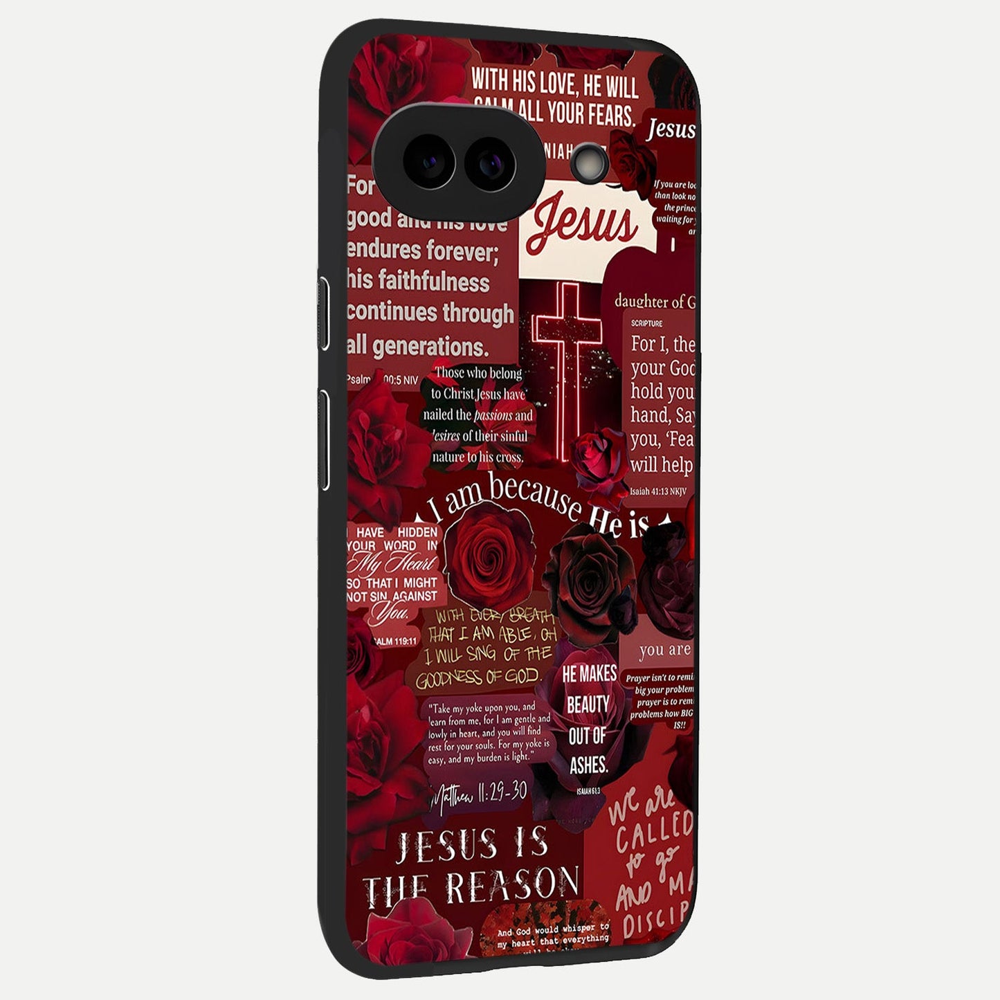  Jesus Love Heals back cover for Google Pixel 10A slim fit glass case with vibrant aesthetic design