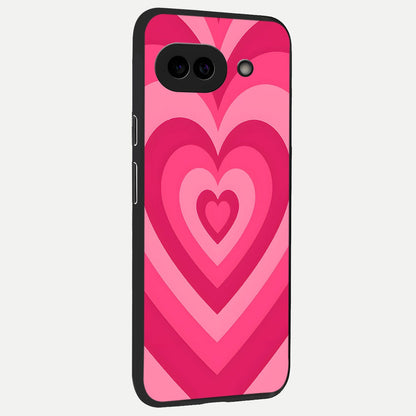  Layered Love Hearts back cover for Google Pixel 10A slim fit glass case with vibrant aesthetic design