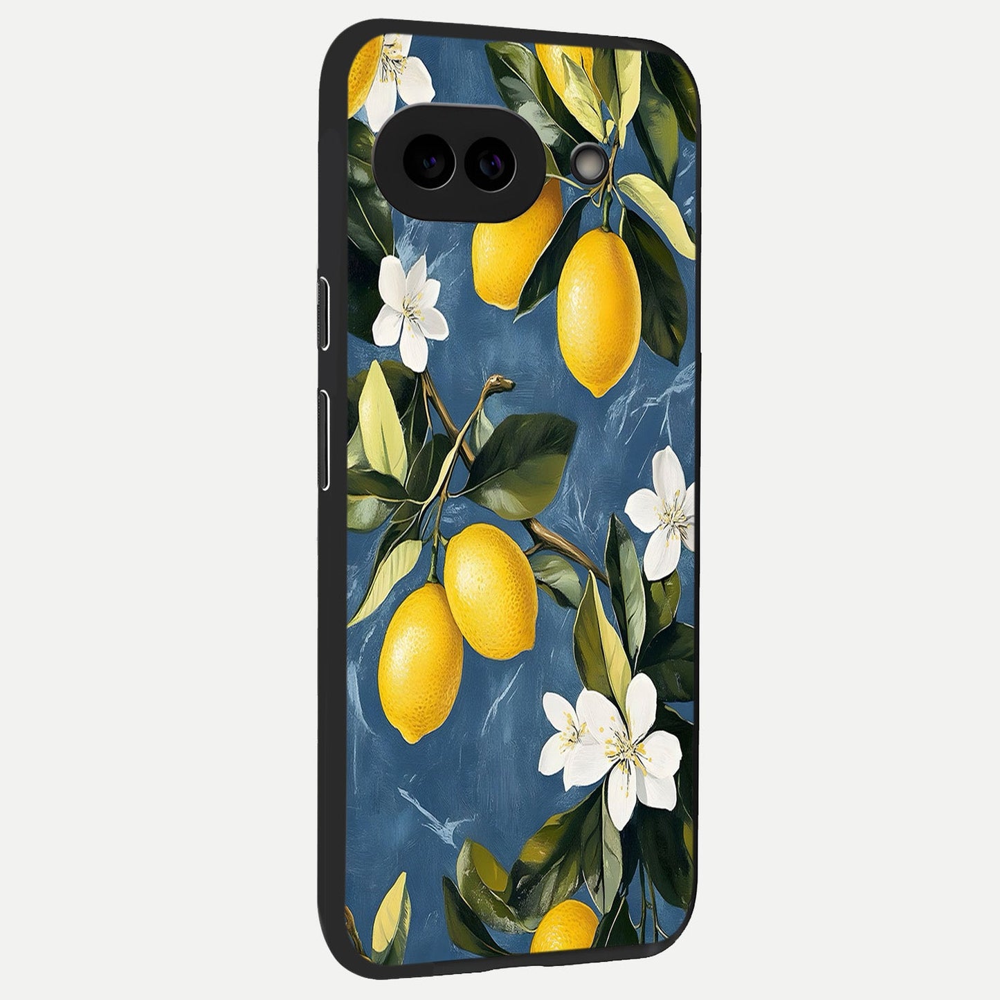  Lemon Dream Garden back cover for Google Pixel 10A slim fit glass case with vibrant aesthetic design