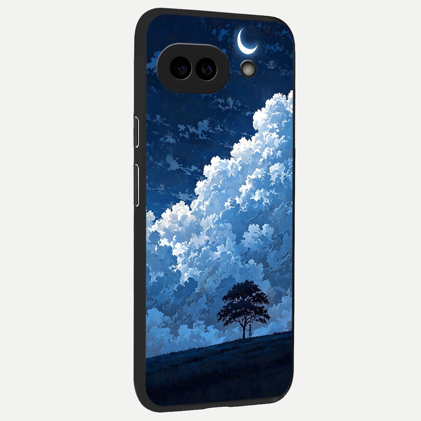  Midnight Sky Serenity back cover for Google Pixel 10A slim fit glass case with vibrant aesthetic design