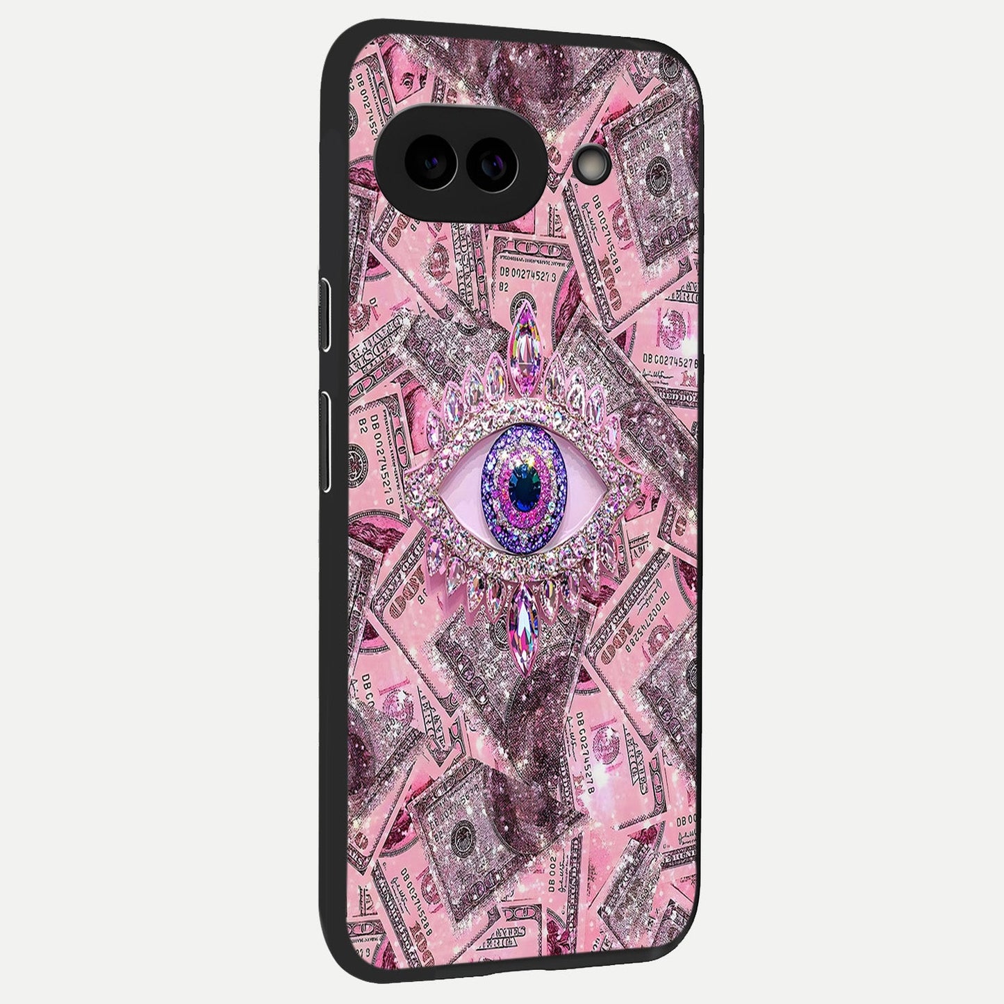  Money Eye Luxe back cover for Google Pixel 10A slim fit glass case with vibrant aesthetic design