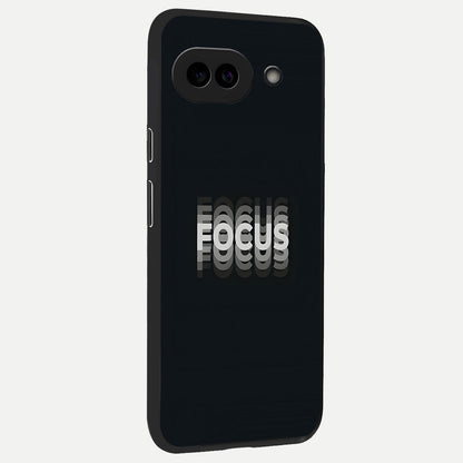 Mono Focus Vision back cover for Google Pixel 10A slim fit glass case with vibrant aesthetic design