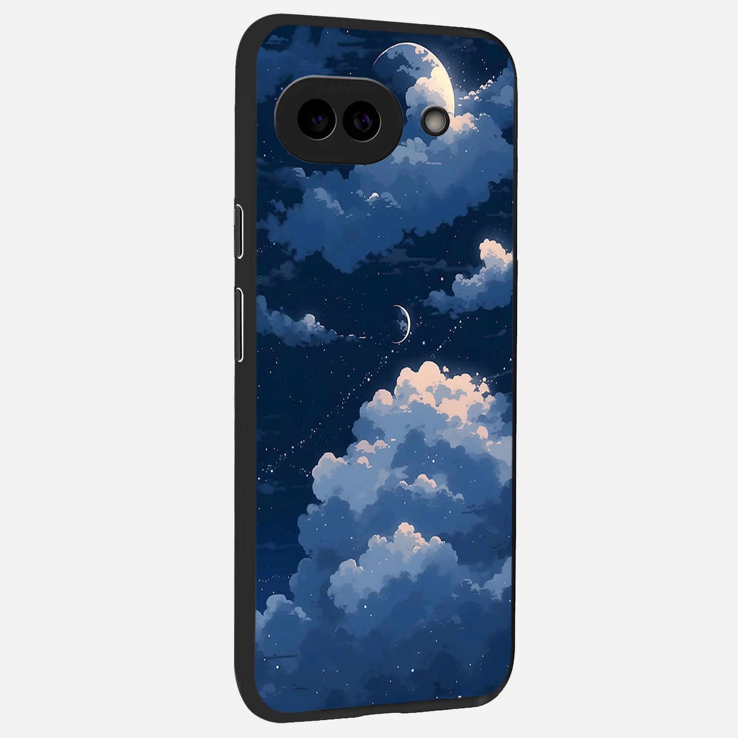  Moon Dream Haze back cover for Google Pixel 10A slim fit glass case with vibrant aesthetic design
