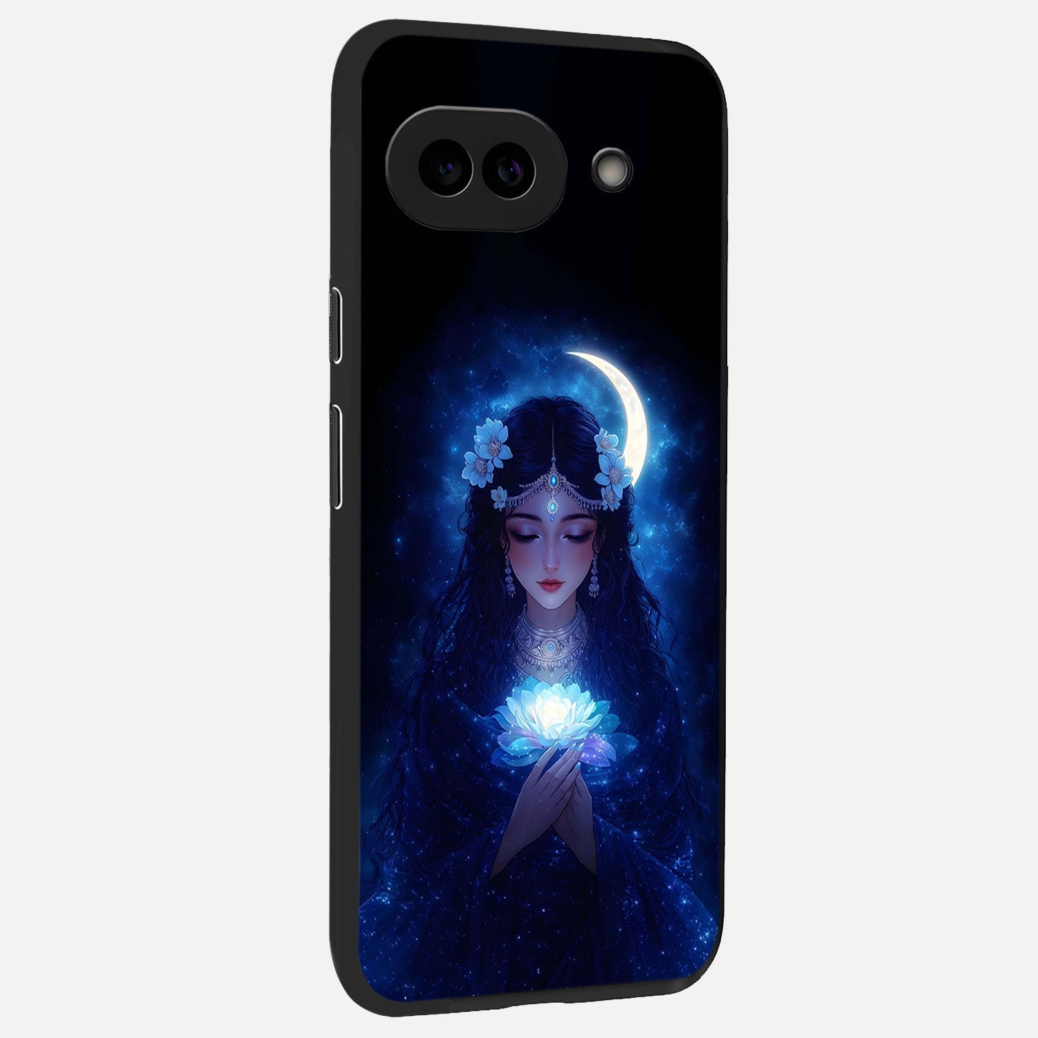  Mystic Moon Queen back cover for Google Pixel 10A slim fit glass case with vibrant aesthetic design