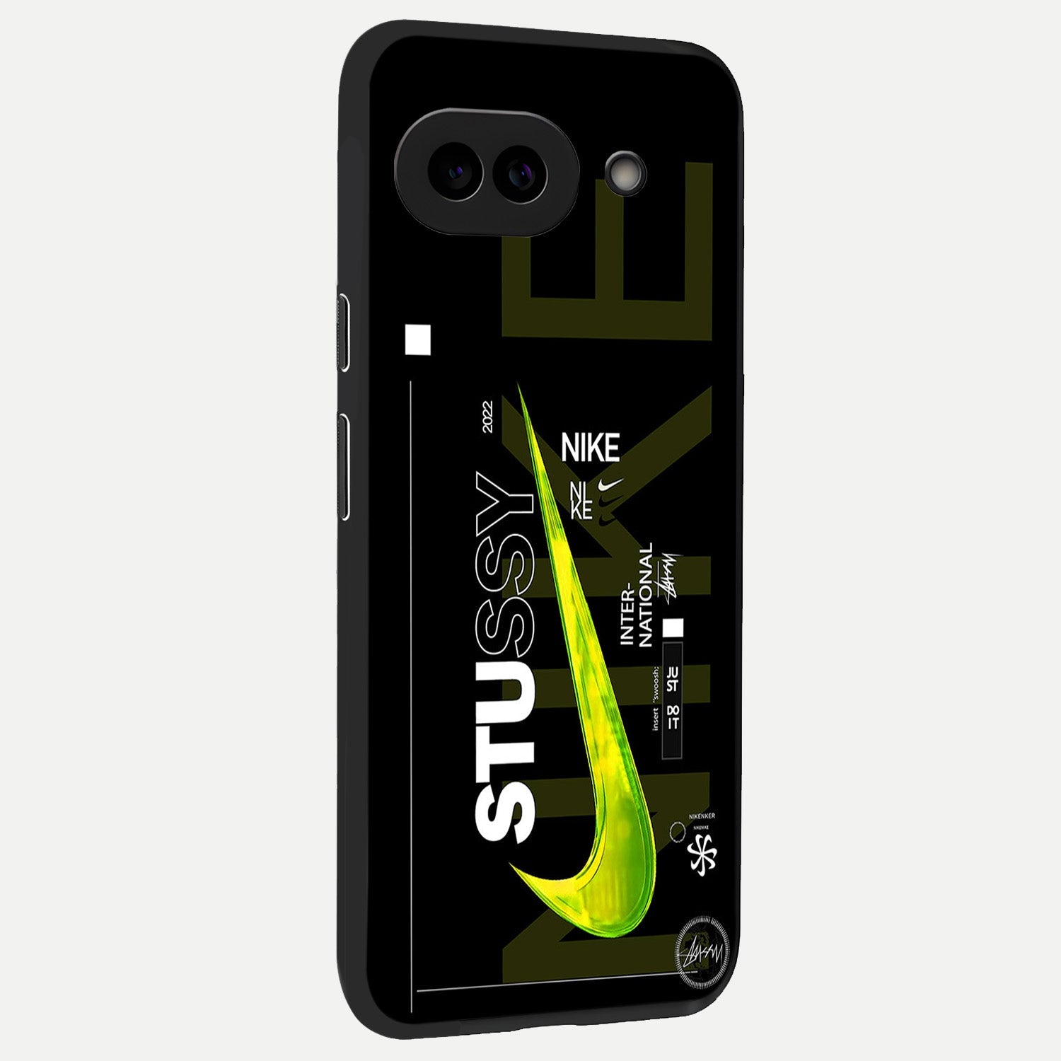  Neon Street Edition back cover for Google Pixel 10A slim fit glass case with vibrant aesthetic design
