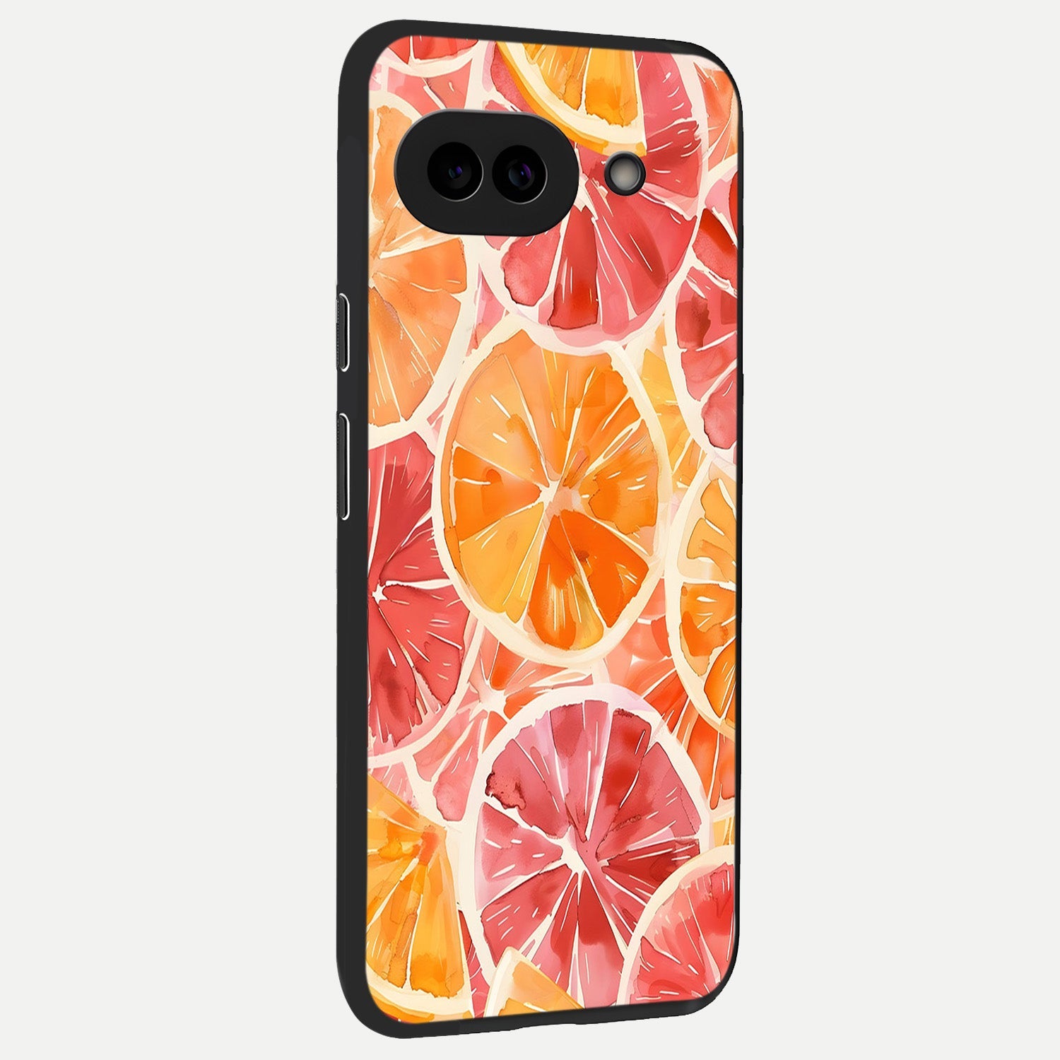  Orange Fruits Pattern back cover for Google Pixel 10A slim fit glass case with vibrant aesthetic design